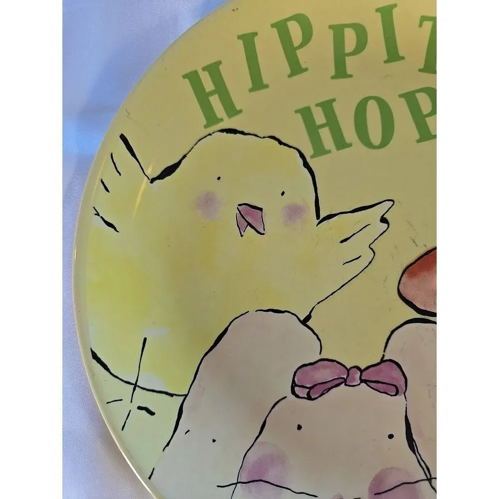 Vintageg Rosanna Chick Bunny And Duck ‎ 8 Inch Plate  In Perfect Condition